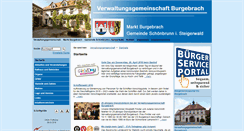 Desktop Screenshot of burgebrach.vg-burgebrach.de
